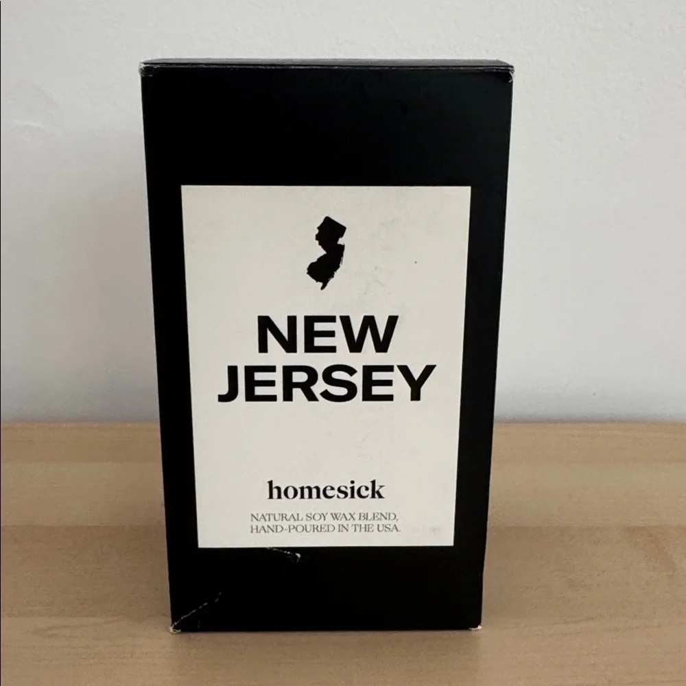 Homesick New Jersey Scented Candle - Cream Wax